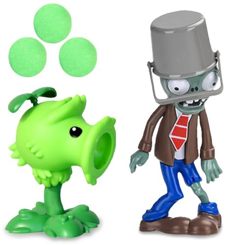 ADYEKSD Pea Zombie Juguetes, Figuras De Acción De Zombie Cake Toppers Mini Juego Decoración De Personajes para Baby Shower Fiesta De Cumpleaños Pastel Decoración Suministr