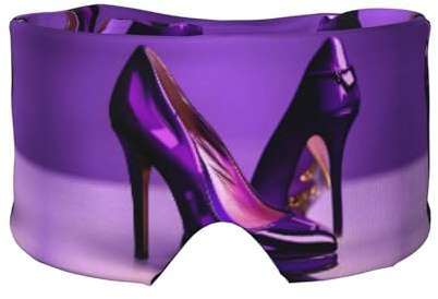 Violette High Heels mit Lippenstift-Druck, Augenschutz, Augenabdeckung, Augenbinde, Reisen, Büro, Nickerchen, Flugzeug