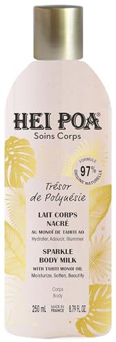 Hei Poa Trésor de Polynésie Lait Corps Nacré au Monoï 250 ml