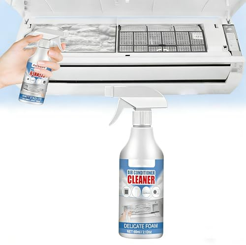 Air Conditioner Cleaner, No Washing AC Foaming Coil Cleaner Spray – Air Con Cleaner for Home & Car AC, Effective Multi-Function Fan Spray, 60ml (1PC)