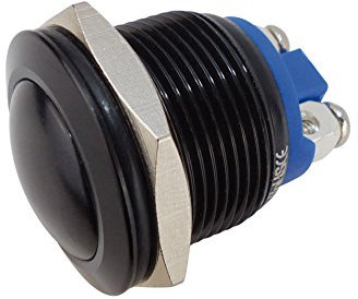Sintron Connect Aluminiumtaster 19 mm 1 x Schliesser schwarz Tastkopf rund