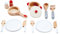 Hape Cook & Serve Set | 13-Piece Wooden Pretend Play Cooking Set with Accessories