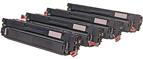 ABC Set 4X alternativ Toner für Canon 054 054H für I-Sensys LBP-620 Series LBP-621CW LBP-623CDW LBP-640C LBP-640 MF-640C MF-640 Series MF-641CN MF-641CW MF-642CDW MF-643CDW MF-644CDW MF-645CX