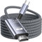 Siwket Cable trenzado USB tipo C a HDMI 5 m (4K a 60 Hz), compatible con Thunderbolt 3 para iPhone 15, MacBook Pro/Air 2021, iPad Pro,Samsung Galaxy S22/S23 Ultra, Huawei P50,TV, tableta