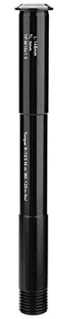 Yosoo Fahrradgabel Achse, Aluminiumlegierung, 100 * 15 mm, Schwarz, für Rock Shox Vordergabel