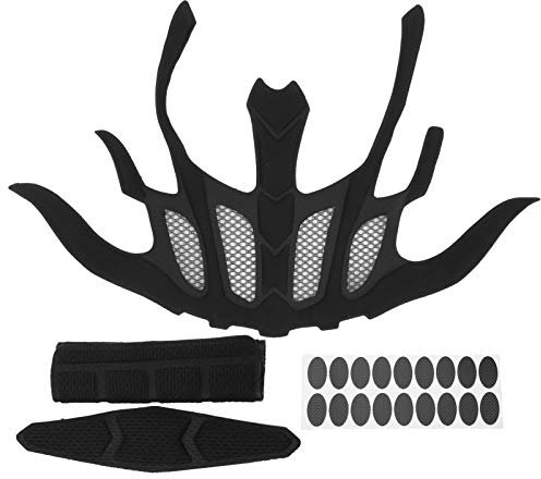 2 Sets Bike Helmet Pads Kit, Bike Helmet Pads Bike Helm Pads Schaumfutter mit Insektenschutznetz