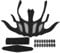 2 Sets Bike Helmet Pads Kit, Bike Helmet Pads Bike Helm Pads Schaumfutter mit Insektenschutznetz