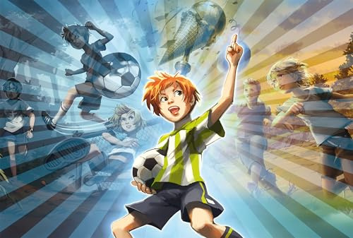 Schmidt 56595 Die Fussballbande Kinderpuzzle, Kampfgeist, 100 Teile