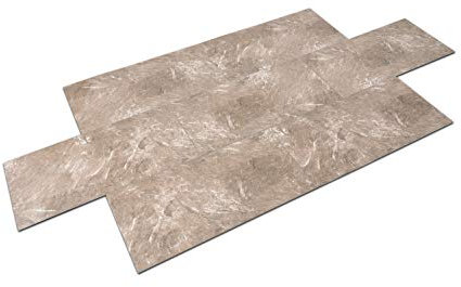 HOME DELUXE - Vinylboden – 1m² – selbstklebend - V12 Quarzstein I Designboden Selbstklebend Laminat