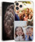 TULLUN Personalised Photo Image Custom Hard Plastic Phone Case For iPhone - Your Own Design Collage of Two Photos - for iPhone 7 plus / 8 plus