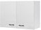 Flex-Well Küchen-Hängeschrank UNNA - Oberschrank klassisch Weiß - 2-türig - Breite 80 cm - Weiß