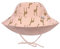LÄSSIG Baby Kinder Sonnenhut Strandhut Sommerhut Sonnenschutz Kinderhut Babymütze wendbar atmungsaktiv UV-Schutz 80/Sun Protection Bucket Hat Giraffe rose 7-18 Monate, Größe: 46/49