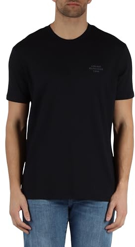 Armani Exchange Men's Utility Edge, Tonal Logo,Regular Fit,Blue,S