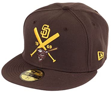 New Era San Diego Padres 1969 Brown MLB 59Fifty Basecap - 7 1/8-57cm (M)