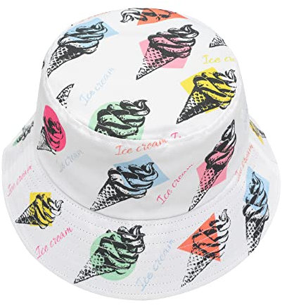 ZLYC Damen Secchio Schlapphut, Weißes EIS, One Size