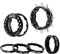 Yundxi Singlespeed Umrüstsatz Fixie-Kassette 12T13T/14T/15T/16T/17T/18T/19T/20T/21T/22T MTB Einzel-Gang Umbausatz (Schwarz, 21T)