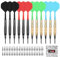 CyeeLife Dartpfeile mit Kunststoffspitze – 12 Stück Dartpfeile für elektronische Dartscheibe 18 Gramm - Profi Softdarts dartpfeil - Softdarts Set