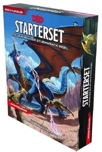 D&D RPG - Die Drachen der Sturmwrack Insel Starter Kit deutsch B-Ware