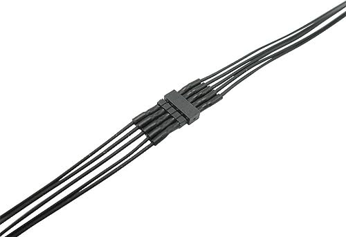 51231 Micro Steckverbinder 5-polig Stecker Buchse mit 0,04mm² Litze (4 Stück)
