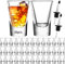 SuproBarware 36 Schnapsgläser 35ml/3.5cl, Shotgläser, Shot Gläser für Tequila, Wodka, Ouzo, Likör etc. Idee für Party. Spülmaschinenfest.Transparent