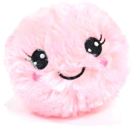 Kögler BomBom Flauschball Mina rosa Plüschball Antistress Ball 12 cm Neu