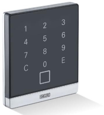 Geze GEZE Automatische Türsysteme - ID 187122: GCVR 300 TOUCH T LESER AP SCHWARZ, Außergewöhnliche Leistung, Innovatives Design, Einfache Installation, Energieeffizient