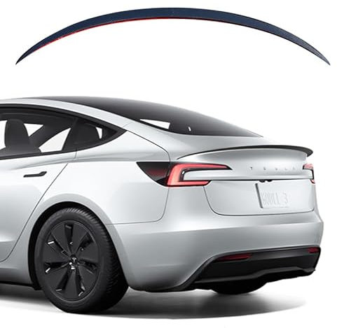 TOPABYTE Spoiler, bakspoiler, spoilerläpp, tillbehör (matt kolfiber)