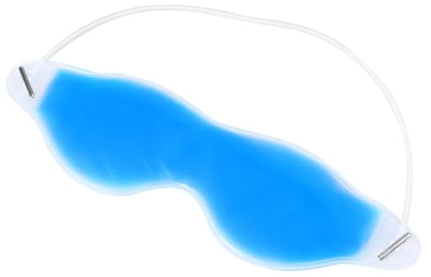 Kühlende Gel Augenmaske Blau zur Migränelinderung und Schmerzlinderung | Pvc Gel, Wiederverwendbar, für Augenentspannung, Hinterlässt keine Linien oder Abdrücke