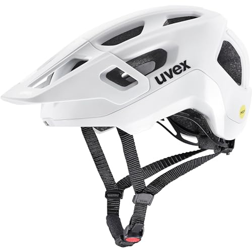 Uvex Unisex React MIPS Fahrradhelm, White matt, 52-56cm