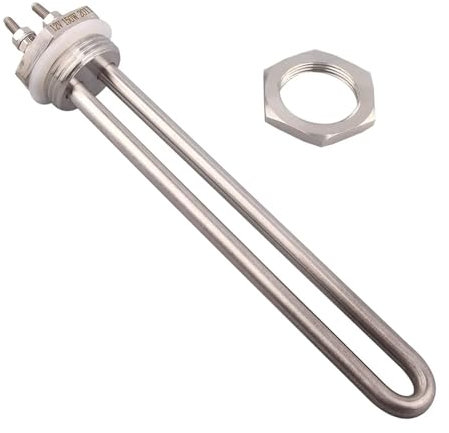 Elemento Calefactor De Agua Elemento Calefactor De 12v CC, Resistencia Solar, Forma De U, DN25, Elemento De Agua De Inmersión Eléctrica, Calentador Tubular De Caldera De 100w, 150w Y 200w CalefaccióN