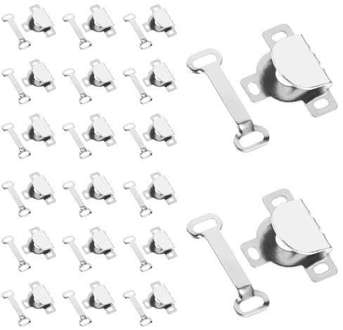 Molain Sewing Hooks and Eyes Closure Set for Trousers Skirt Dress Pants Sewing, Hook and Eye Closures for Clothing Sewing, Sewing Hook and Bar Fasteners for DIY Crafting(20)