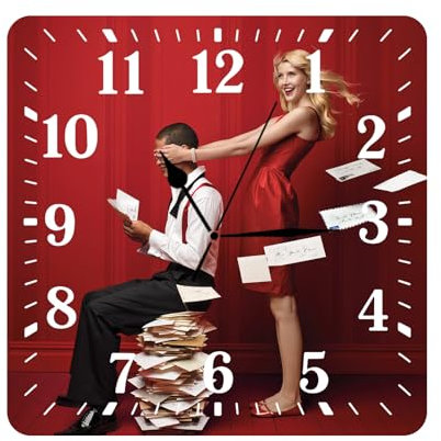 BeNsil Personalisierte Wanduhr mit Foto, Uhr Personalisiert Foto, Fotowanduhren zur Uhr mit Foto, Wanduhr zum Selbst Gestalten, Fotowanduhr zum Aufhängen von Geburtstagsfotos