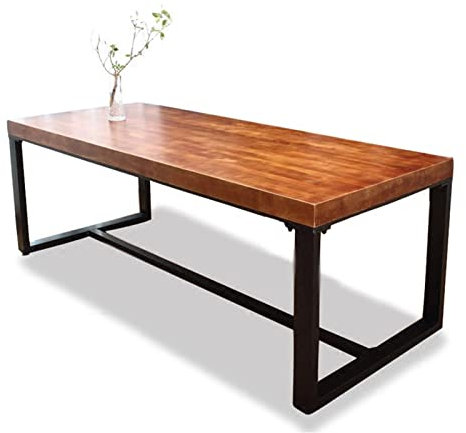 sjdoPulse Computertisch Massivholz Büro-Computertisch, Arbeitszimmer Schreibtisch Spieltisch, Multifunktionaler Küchen-Esstisch, Für Home Office Wohnzimmer Schlafzimmer,120x60x75cm
