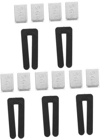 Angoily 5 Sets Balancer Ceiling Fan Replacement Fan Balancing Tools Ceiling Fan Balancing Kit 5 Fan Balance Clip Ceiling Fan Replacement Fan Weights Ceiling Fans Black Metal