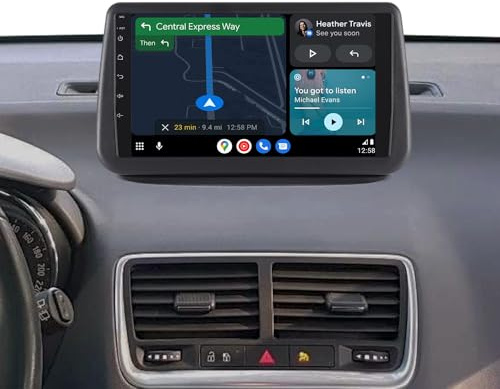 ACAVICA 4+64GB Autoradio Android 15 für Opel Meriva B 2010-2017, 9-Zoll-Touchscreen-HD-Display, kabelloses CarPlay Android Auto, GPS-Navigation, Bluetooth, WLAN, multifunktionaler geteilter Bildschir