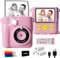 GKTZ Sofortbildkameras Kinder - 1080P HD Sofortdruck von Fotos - Geburtstag Geschenk für Mädchen im Alter von 5 6 7 8 9 10 Jahren (Pink)