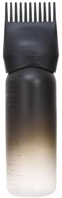Rurunklee Hair Oil Applicator Bottle, 160ml Root Comb Applicator Bottle Lightweight Oil Bottle for Hair for Scalp and Hair Coloring Dye