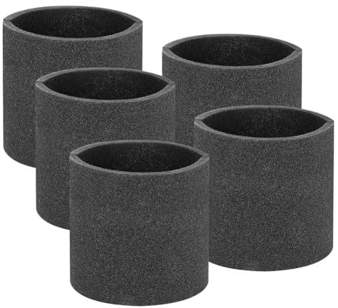 Lot de 5 housses en mousse, manchon en mousse, filtre en mousse pour aspirateur sec et humide, filtre en mousse PU, filtre à eau, filtre en mousse réutilisable à économie d'énergie