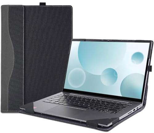 Housse amovible en similicuir PU pour ordinateur portable Lenovo IdeaPad 3 15ABA7 15ALC6 15IAU7 15IAU7 15ITL6 &IdeaPad Slim 3 15ABR8 15AMN8 15IAH8 15IRU8 15IAN8 15IRH8 Gris foncé