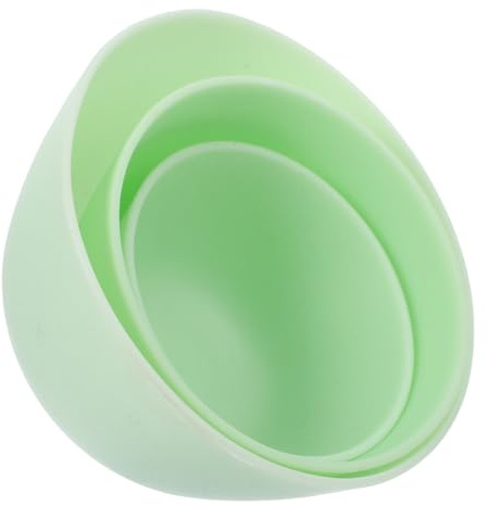 GALPADA Lot de 3 Bols en Silicone Souples et Résistants pour Soins Esthétiques et Mélange de Masques Faciaux Usage Maison et Spa