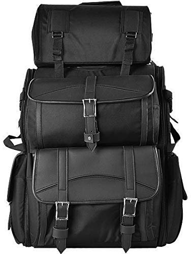 Vance Leather VS348 Motorrad Sissy Bar Taschen/Reisegepäck – 76,2 cm L x 40,6 cm B x 27,9 cm H, groß