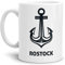 Tassendruck Anker-Tasse Rostock Seemann/Hafenstadt/Küste/Souvenir/Kaffeetasse/Mug/Cup