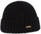 Sterkowski Norfolk Strickmütze | Merinowolle Herren und Damen Beanie | Damen Mütze Winter Wollmütze Herren Männer Wintermütze Merinowolle Mütze Herren Mütze Schwarz Herren Wollmütze 54-62 cm Schwarz