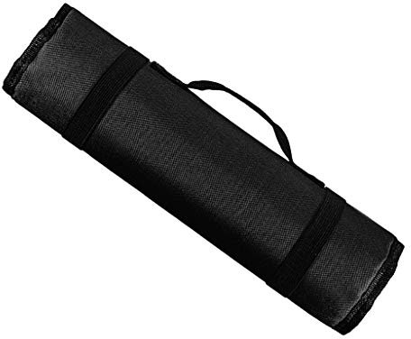 SM SunniMix Astuccio Porta Coltelli, 22 Sedi, Borsa per Conservazione dei Coltelli per Cuochi Custodie in Tela per Cuochi da Cucina, Nero