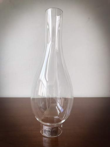Abat-jour en verre de base 3,7 cm pour lampes à pétrole