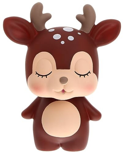 SUPVOX Spardose in Hirschform für Kinder – Cartoon-Spardose aus Kunststoff – ideal für Geburtstagsgeschenke und Dekoration für den Innenbereich
