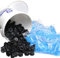 Karl Dahm Fliesen Nivelliersystem Levelmac Maxi-Set für 3 mm Fugen: 150 schwarze Zughauben für Fliesenstärke 3-12 mm + 1500 Basis-Gewindelaschen + Eimer I Professionelle Fliesen Verlegehilfe – 12513