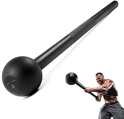 Yes4All KQR2 Mace Bell, 4,5 KG | 10 PFUND, Schwarz