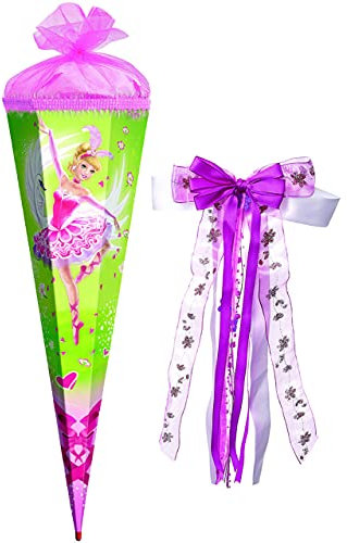 komplette Füllung - circa 200 Teile - für Schultüte - Ballerina/Schwanenprinzessin - 6 eckig - für ALLE Zuckertüte Roth -..