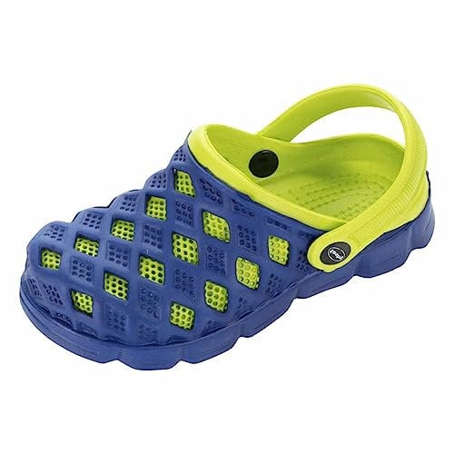 fashy Jungen Unisex Sephia Kleimkinder und Kinder Ultraleicht-Clog Aquaschuhe, Blau-Grün, 34 EU